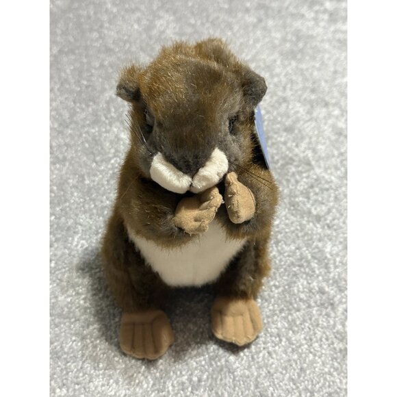 1988 Purr-Fection MJC Squirrel Stuffed Realistic Plush Vintage 10" With Tags - Picture 2 of 11